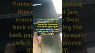 brother printers all light blinking.