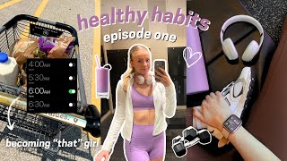 DEVELOPING A HEALTHY LIFESTYLE ROUTINE 🍉🏃🥑 | becoming “that” girl and finding healthy habits