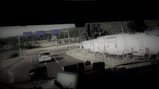 POV Truck driving Switzerland.🇨🇭 Extreme small loading bay! Dietikon.