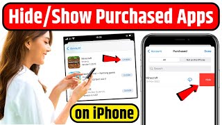 How to Unhide Purchased Apps on iPhone | How to Hide/Show Purchase History Apps in iPhone or iPad