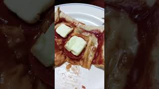 3 cheese stuffed-crust pizza tortilla #ytshorts #youtubeshorts #youtube #reels #fyp #shortvideo