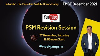 PSM REVISION SESSION '100% Course' #vivekjainpsm #nbepattern