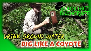 Drinking Water From Coyote Wells: Brown Bag Filter Demo