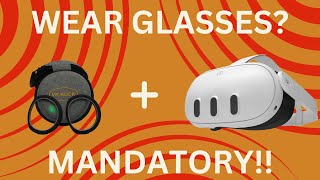 MUST HAVE! Quest 3 VR Rock Prescription Lens For Glasses Wearers