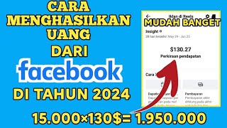 CARA MENGHASILKAN UANG DARI FACEBOOK DI TAHUN 2024 MAKIN GAMPANG FB PROFESIONAL HALAMAN CARA DAFTAR