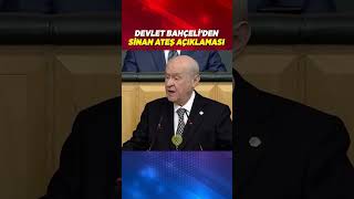 Bahçeli'den 'Sinan Ateş cinayeti' açıklaması