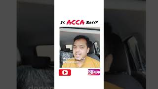 ACCA is EASY?? || Can a Normal Student do it?? #Shorts #acca #accainindia #accaonline