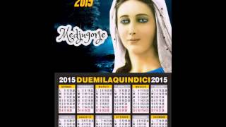 Calendario 2015 della Regina della Pace Medjugorje