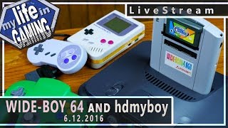 Wide-Boy 64 and "hdmyboy" - The HDMI-Modded GameBoy w/ MicDaMicrophone :: LIVE STREAM