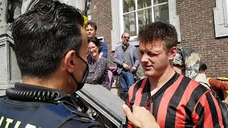 Intimiderende agenten in Breda 2 mei 2021