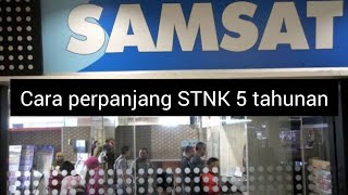 Cara perpanjang STNK 5 TAHUN Samsat Kota Malang