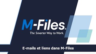 E-mails et liens dans M-Files