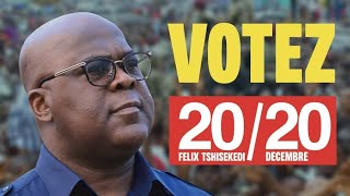 VOTEZ N°20 FELIX TSHISEKEDI NOTRE PRÉSIDENT