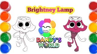 How to Brightney Lamp | Dandy's World | Painting and Coloring