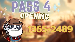 【 PASS 4 OPENING 】1365+2489 Kvk / Rise of Kingdoms