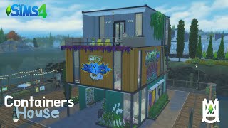 Containers House 🚚⚓ [Stop Motion Speed Build] - The Sims 4