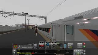 [Train Simulator 2021] NJ Transit Virtual fanning at Long Branch Station with a Hoboken Bound Train