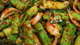 오이김치 만드는법, 진작 이렇게 안만든걸 후회했어요 cucumber kimchi