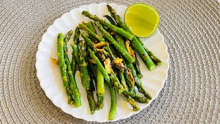 Asparagus Stir Fry| शतावरी Shatavari Stem|  Healhty & nutritious quick & easy recipe| Vegan recipe|