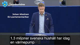 EU hotar svenska värmepumpar