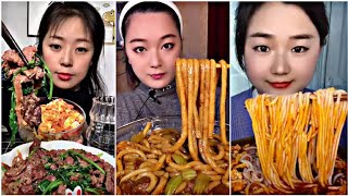 Mukbang food ASMR korean 🔥🍜 | korean food | اصوات الاكل | اكل كوري 😋🍗 | تحدي الاكل