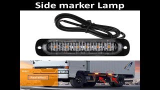 Car side mark Lamp 12V/24V LED Auto Signal lights Waterproof IP65 signal