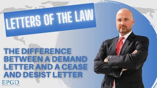 The Key Differences Between a Demand Letter and a Cease and Desist Letter #1MinuteWithEric