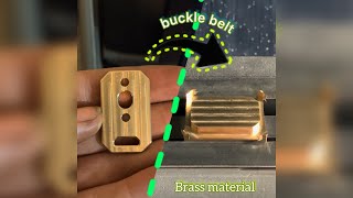 Making a belt buckle from brass metal / ساختن سگک کمربند از جنس برنج