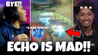 ECHO IS ANGRY AGAIN!! THEY DID THE COLDEST TAUNT TO THE NOISIEST HOMEBOIS… 🥶🤯