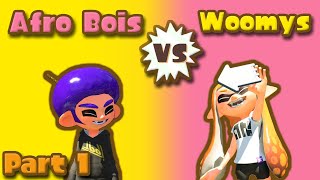 Splatoon 2 Custom Splatfest Replay Part 1 - Woomys in paradise VS Big Afro Bois