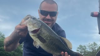 4th of July small pond bass fishing