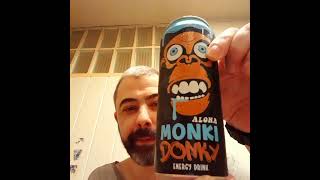 Energy Drink Aloha Monki Donky Coconut and Pineapple Flavour #shorts #energydrink