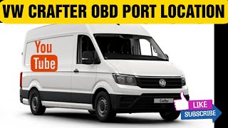 VW CRAFTER OBD PORT LOCATION