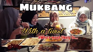 MUKBANG with a twist | Who's most likely to?