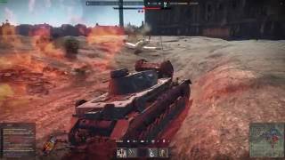 "War Thunder" funny moment: When things turn upside down...