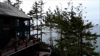 View from the balcony at Middle Beach Lodge, Room 44, on Vancouver Island