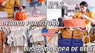 MI VIDA EN USA🇺🇸| Decoro por otoño 2022 🍁🍂 buscando ropa de bebe 🥰