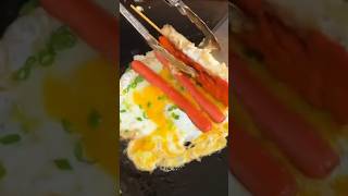 Quick preparing students breakfast eggs look yummy recipe tryon #short #breakfast #recipe