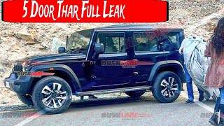 Thar ROXX 5 Door Mahindra Thar Real Life Design