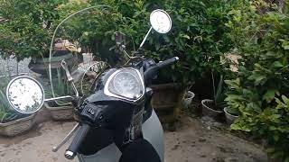 Honda SH Mode Lên Kính Chắn Gió ,Thùng Sau Thi Thi 0975756277