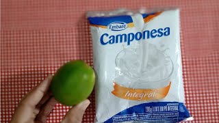 limonada suíça com leite em pó | Receita fácil