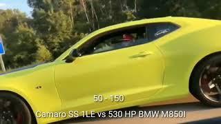 Camaro SS 1LE vs 530 HP BMW M850I & FBO/Tune 5.0!