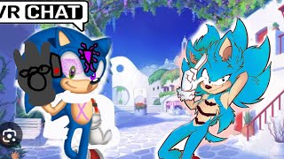 Cyberverse sonic meets multiverse Fleetway in vrchat