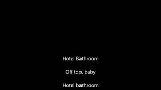 French Montana - Hotel Bathroom