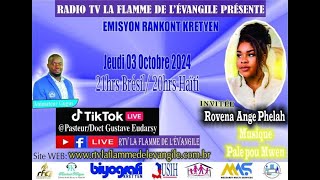 EMISYON RANKONT KRETYEN AVEC L'ARTISTE ROVENA ANGE PHELAH