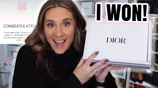 I WON A DIOR BEAUTY BOX - LET'S OPEN IT TOGETHER