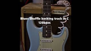 120bpm blues shuffle backing track in C