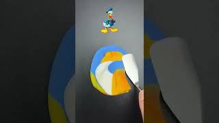 Guess the final color #donaldduck #disney #satisfying #colormixing #shorts #mixandmatch