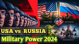 Russia Vs USA Military Power 2024 | Comparison Video | Military Power