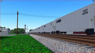 Roblox : SRI Terminal CSXT ET44AH 3341 Leads E700-?? With a Boring RL K5HLR2